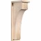Ekena Millwork Huntington Smooth Corbel w/Backplate, Douglas Fir, 7 1/2"W x 10"D x 26"H COR08X10X26HUN01SDF - alternate 1